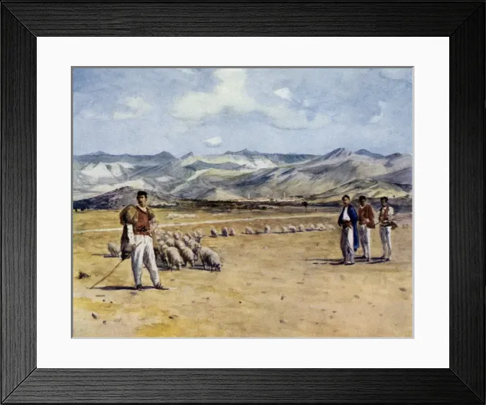 Framed Print : Serbia / Podgorica 1913 Framed Print : Serbia / Podgorica 1913