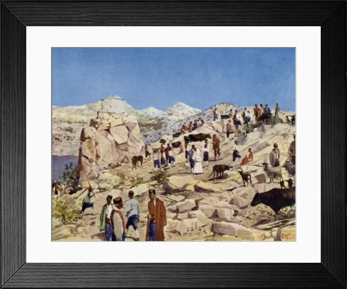 Framed Print : Serbia / Montenegro 1913 Framed Print : Serbia / Montenegro 1913