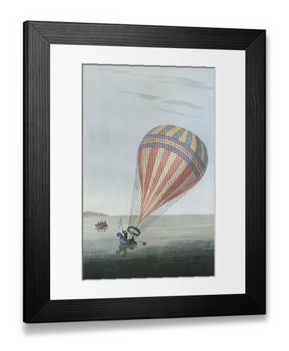 Framed Print : Balloon in Channel 1810 Framed Print : Balloon in Channel 1810