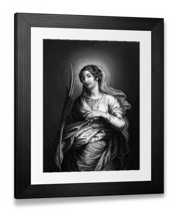 Framed Print : Saint Barbara Framed Print : Saint Barbara