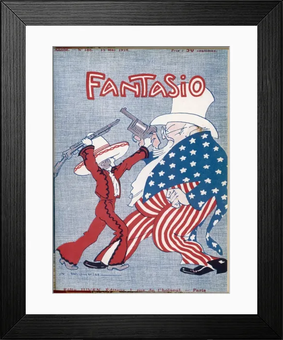 Framed Print : US Intervenes in Mexico