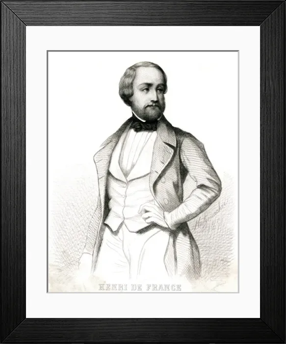 Framed Print : Comte De Chambord 1849 Framed Print : Comte De Chambord 1849