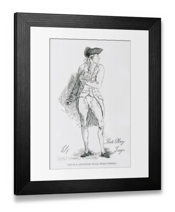 Framed Print : Sir Philip Francis Framed Print : Sir Philip Francis