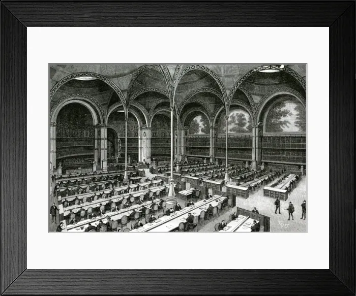Framed Print : Bibliotheque Nationale Framed Print : Bibliotheque Nationale