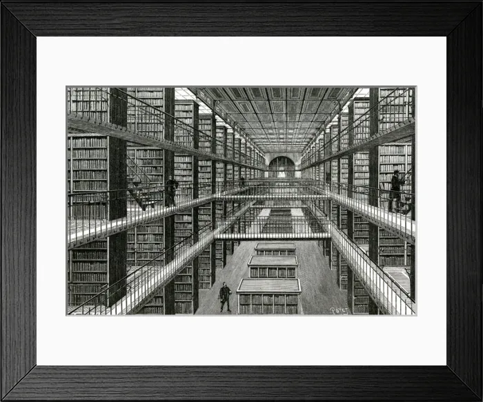 Framed Print : Bibliotheque Nationale Framed Print : Bibliotheque Nationale