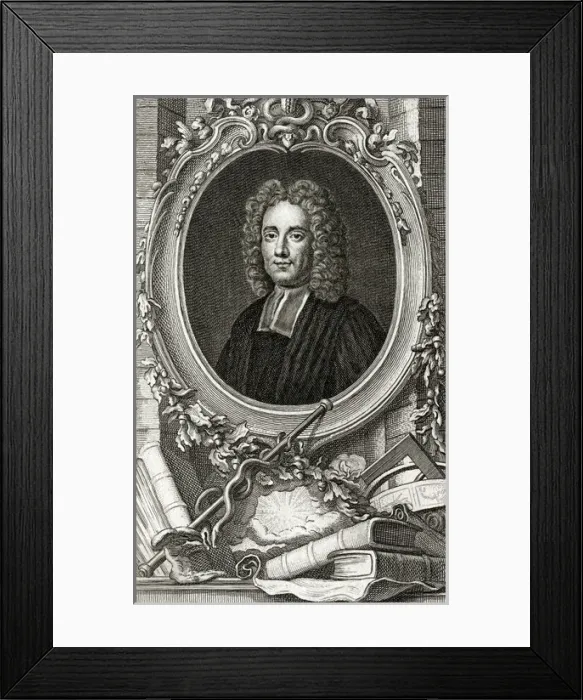 Framed Print : Samuel Clarke (D 1729) Framed Print : Samuel Clarke (D 1729)