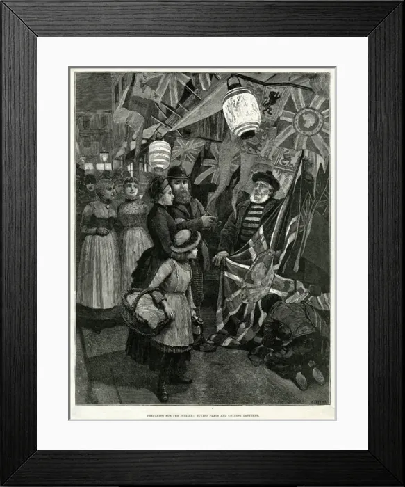 Framed Print : Buying Patriotically Framed Print : Buying Patriotically
