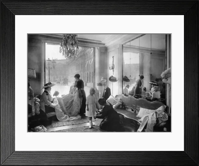 Framed Print : Fashion House / Cheruit Framed Print : Fashion House / Cheruit