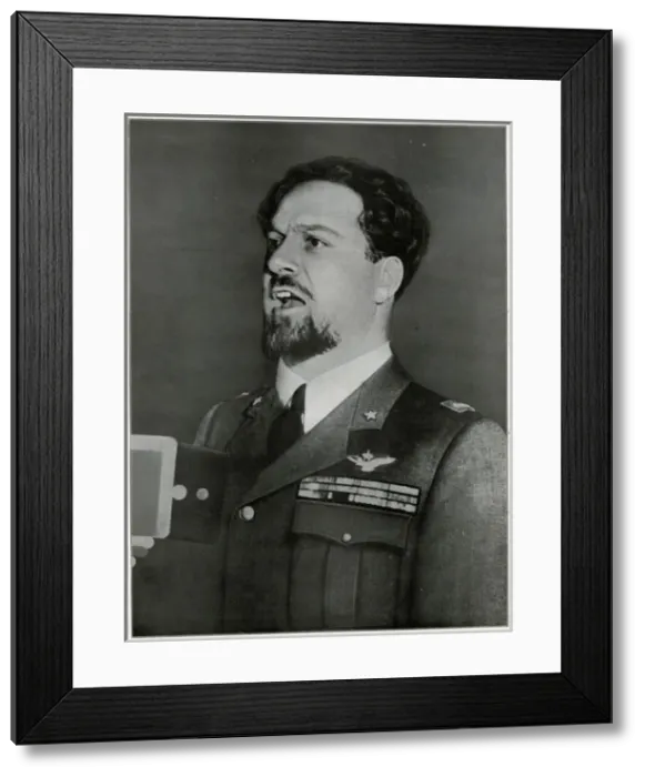 Framed Print : Balbo / Speech / Ilz 1933 Framed Print : Balbo / Speech / Ilz 1933