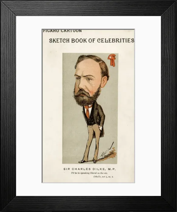 Framed Print : Dilke (Caricature) Framed Print : Dilke (Caricature)