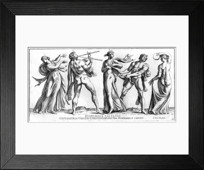 Framed Print : Dancers of Dionysos Framed Print : Dancers of Dionysos