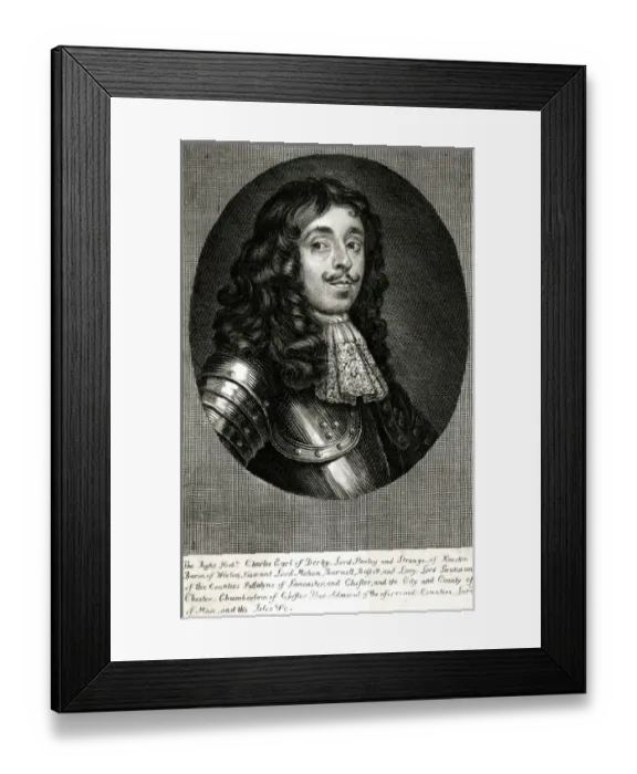 Framed Print : Charles 8th Earl Derby Framed Print : Charles 8th Earl Derby