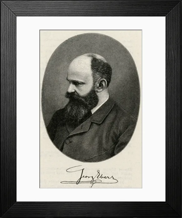 Framed Print : Georg Ebers Framed Print : Georg Ebers