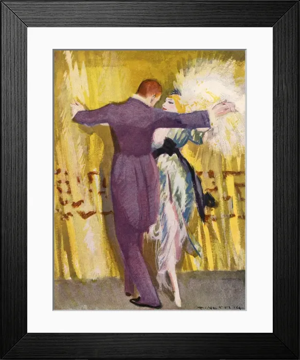 Framed Print : Tango (Finetti) 1914 Framed Print : Tango (Finetti) 1914