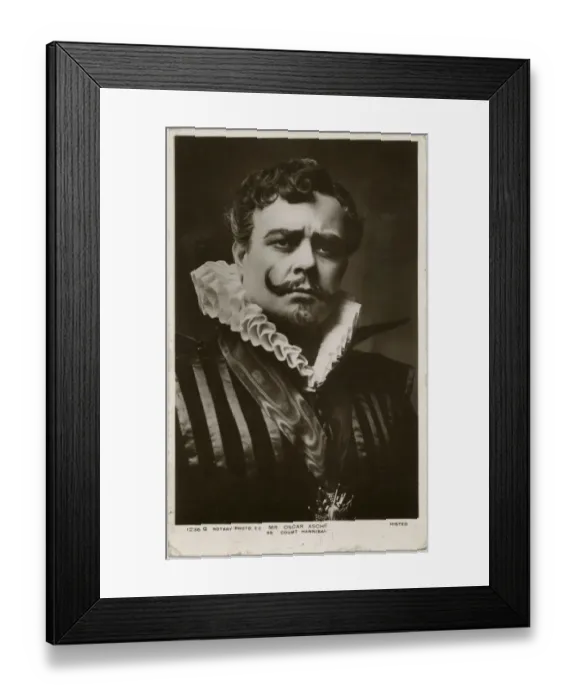 Framed Print : Oscar Asche Framed Print : Oscar Asche
