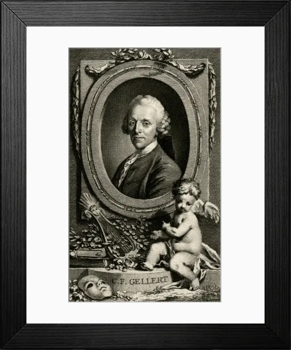 Framed Print : Christian F Gellert Framed Print : Christian F Gellert