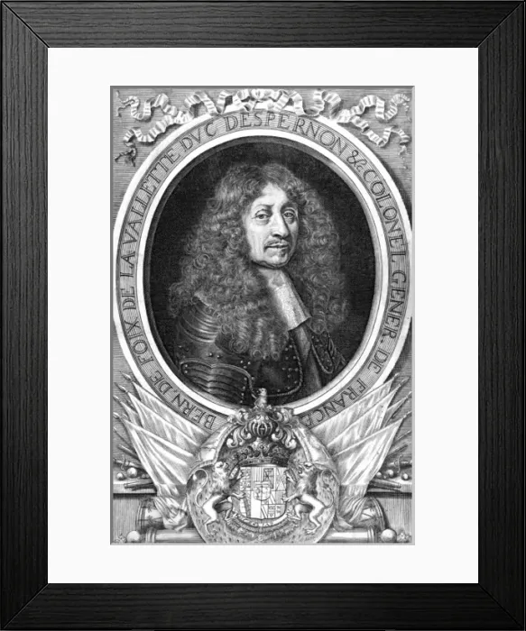 Framed Print : Duc D epernon Framed Print : Duc D epernon