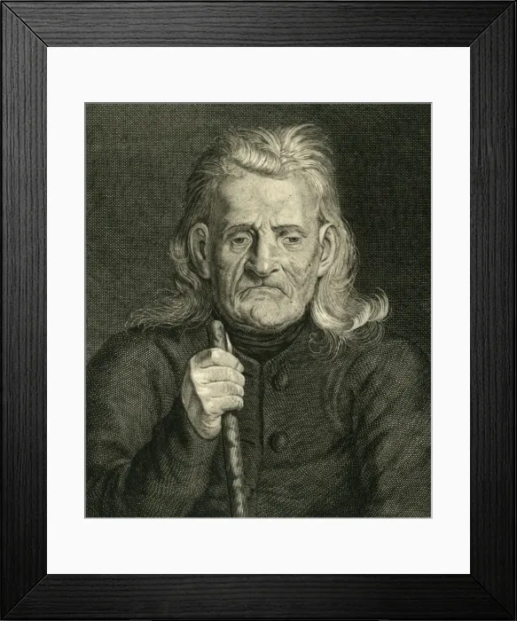 Framed Print : Georg Franck at Age 94 Framed Print : Georg Franck at Age 94