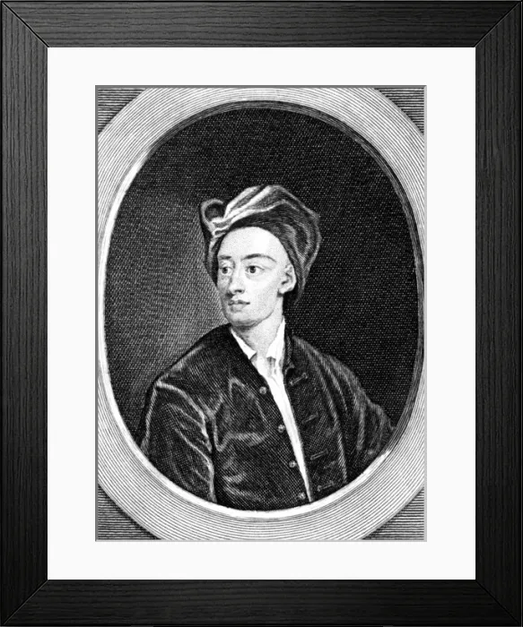 Framed Print : Alex Pope (Vertue) Framed Print : Alex Pope (Vertue)