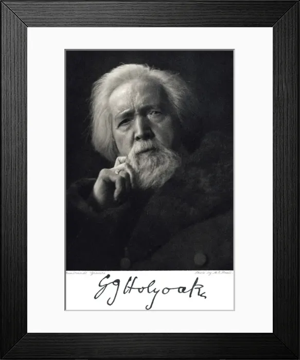 Framed Print : George Jacob Holyoake Framed Print : George Jacob Holyoake