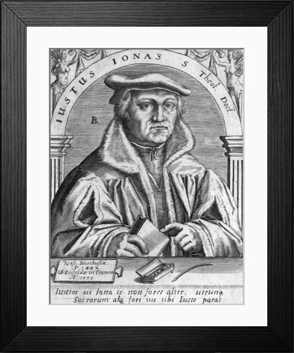 Framed Print : Justus Jonas (De Brij) Framed Print : Justus Jonas (De Brij)