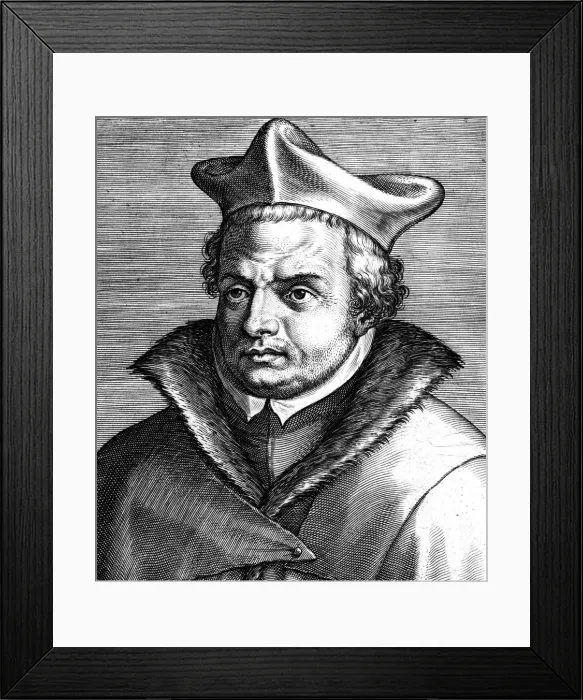 Framed Print : Augustinus Hunnaeus Framed Print : Augustinus Hunnaeus