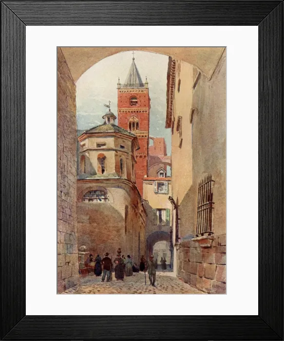Framed Print : Italy / Albenga 1886 Framed Print : Italy / Albenga 1886
