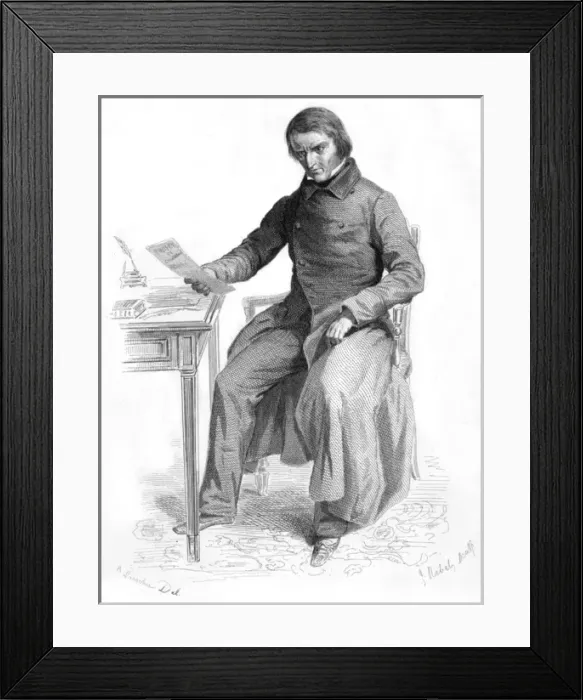 Framed Print : Hugues De Lamennais Framed Print : Hugues De Lamennais