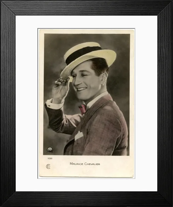 Framed Print : Maurice Chevalier Framed Print : Maurice Chevalier