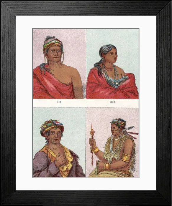 Framed Print : Ka-Te-Qua / Female Eagle Framed Print : Ka-Te-Qua / Female Eagle