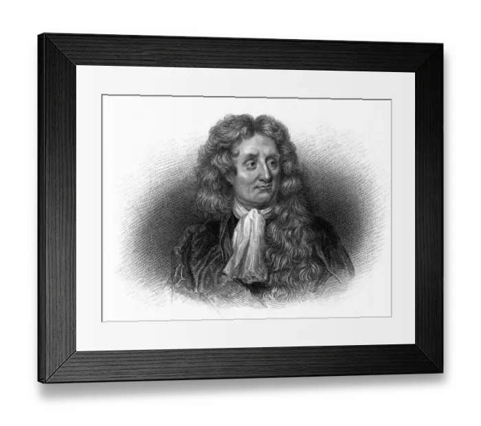 Framed Print : Jean De LA Fontaine Framed Print : Jean De LA Fontaine