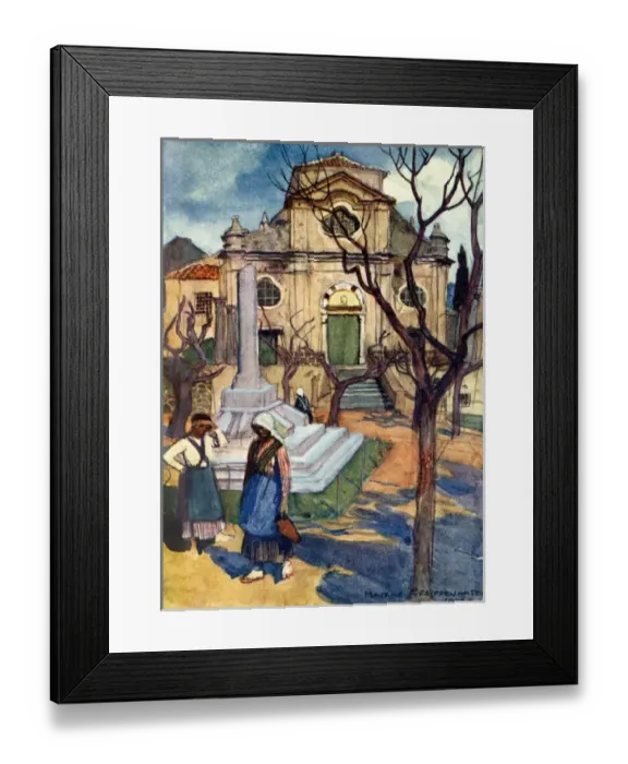 Framed Print : Italy / Ravello Duomo 1904 Framed Print : Italy / Ravello Duomo 1904