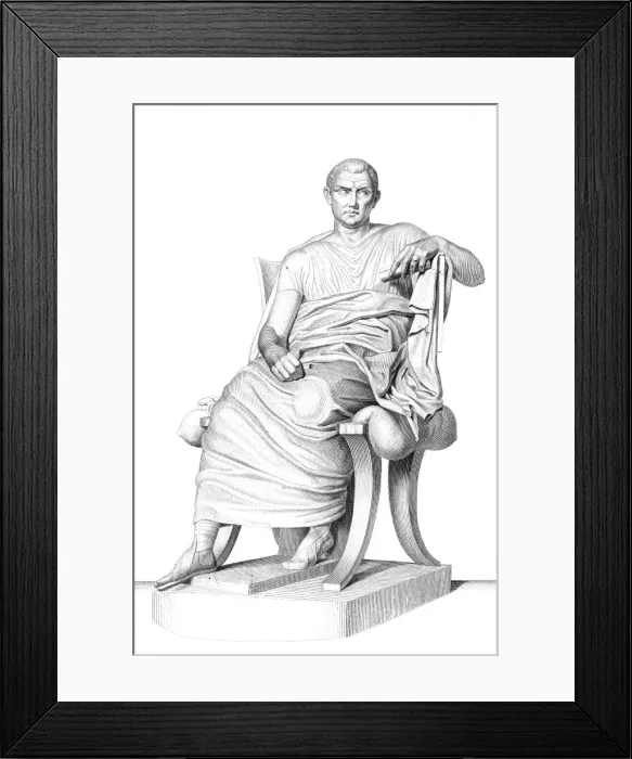 Framed Print : Menander (Seated) Framed Print : Menander (Seated)