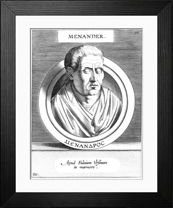 Framed Print : Menander (Bust) Framed Print : Menander (Bust)
