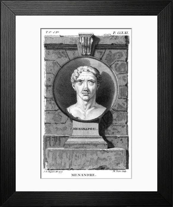 Framed Print : Menander (Bust) Framed Print : Menander (Bust)