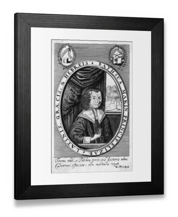 Framed Print : Bathsua Makin Framed Print : Bathsua Makin