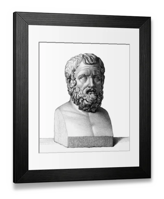 Framed Print : PITTACUS Greek sage, ruler of Mytilene Date: 650 - 570 BC Framed Print : PITTACUS Greek sage, ruler of Mytilene Date: 650 - 570 BC