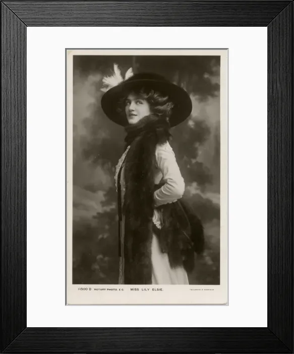 Framed Print : Lily Elsie Framed Print : Lily Elsie