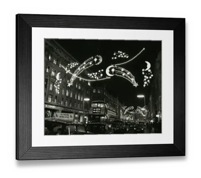 Framed Print : London Christmas Lights Framed Print : London Christmas Lights