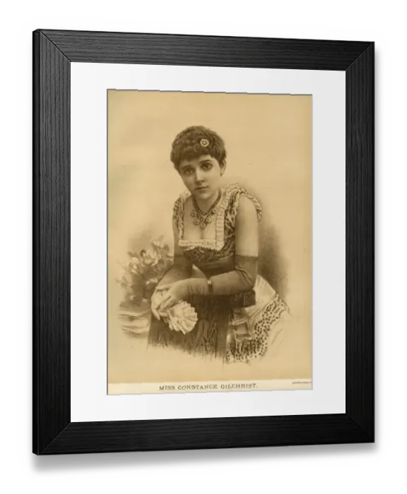 Framed Print : Connie Gilchrist / 1889 Framed Print : Connie Gilchrist / 1889