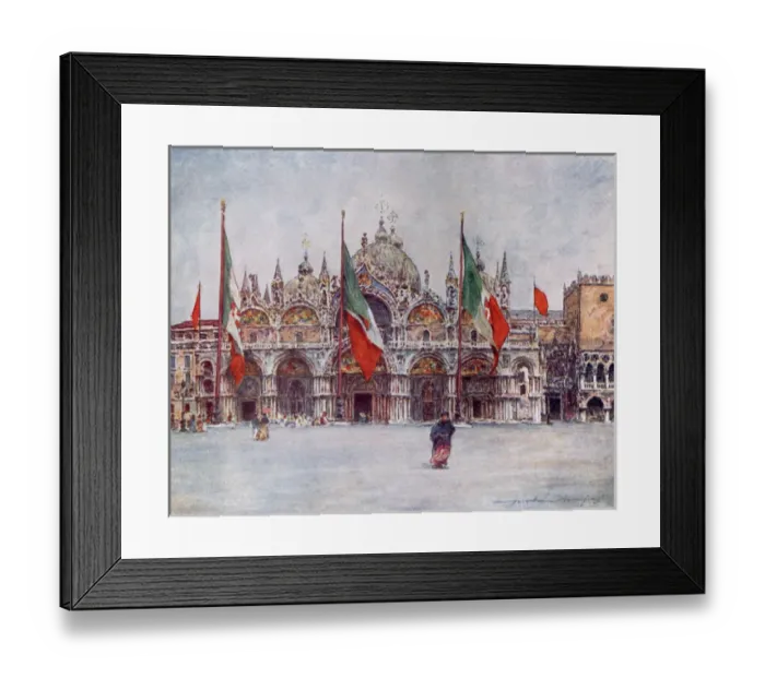 Framed Print : Venice / St Marks / Piazza Framed Print : Venice / St Marks / Piazza