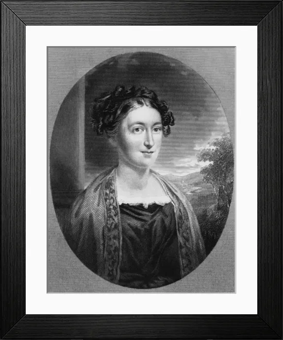 Framed Print : Lydia Huntley Sigourney Framed Print : Lydia Huntley Sigourney