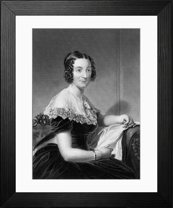 Framed Print : Lydia Huntley Sigourney Framed Print : Lydia Huntley Sigourney