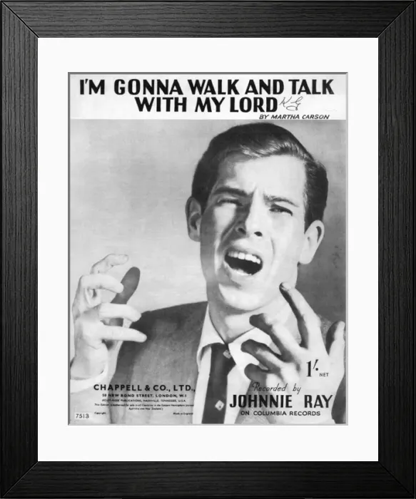 Framed Print : Danny Kaye / Music Sheet Framed Print : Danny Kaye / Music Sheet