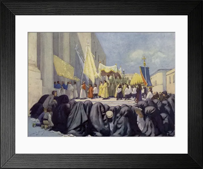 Framed Print : Malta / Valletta Festa Framed Print : Malta / Valletta Festa