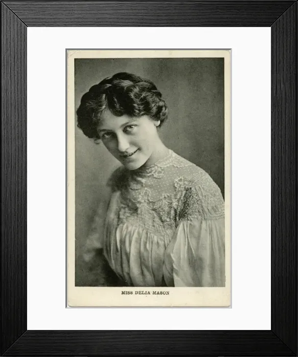 Framed Print : Delia Mason / Postcard Framed Print : Delia Mason / Postcard