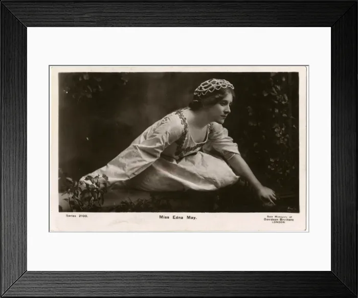 Framed Print : Edna May in Renaissance Framed Print : Edna May in Renaissance