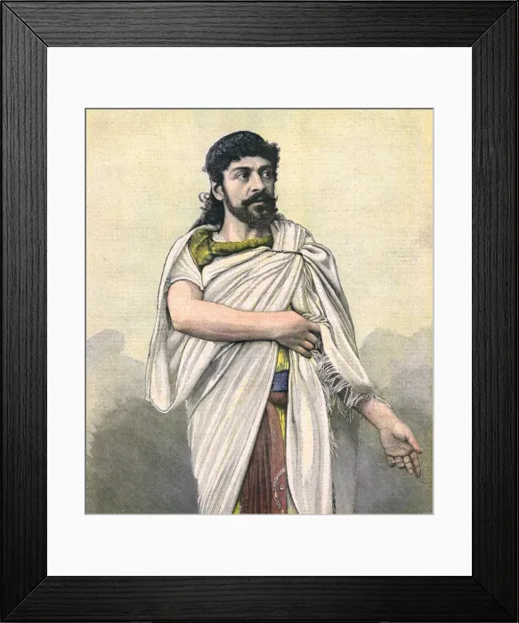 Framed Print : Jean Mounet-Sully / 1892 Framed Print : Jean Mounet-Sully / 1892