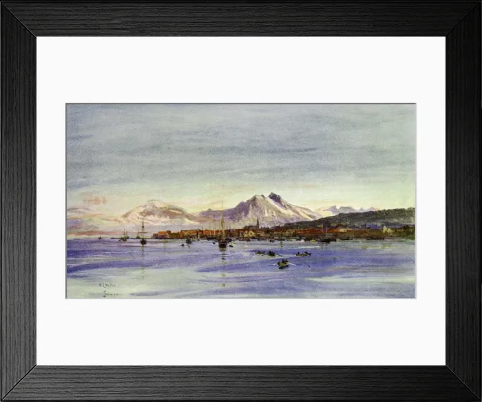Framed Print : Norway / Tromso / Midnight Framed Print : Norway / Tromso / Midnight
