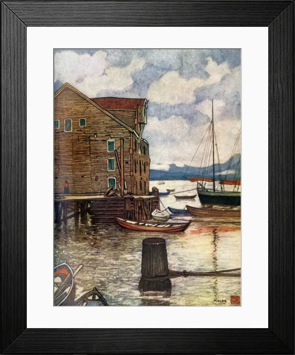 Framed Print : Norway / Molde 1905 Framed Print : Norway / Molde 1905
